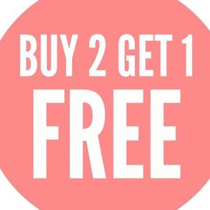 Bundle 3 items and the 3rd one is free!